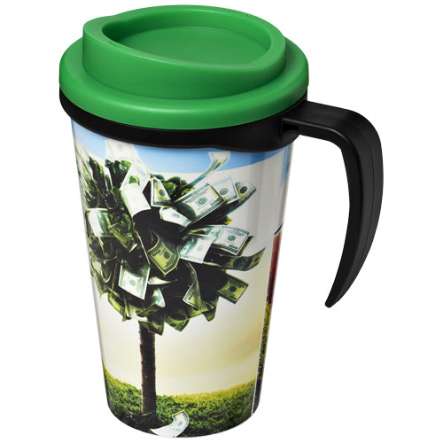 Mug isolant Brite-Americano® grande 350ml noir / Vert